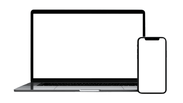 Mockup notebook e smartphone